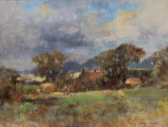 Owen Waters - Framed 20th Century Oil, A Norfolk Farm