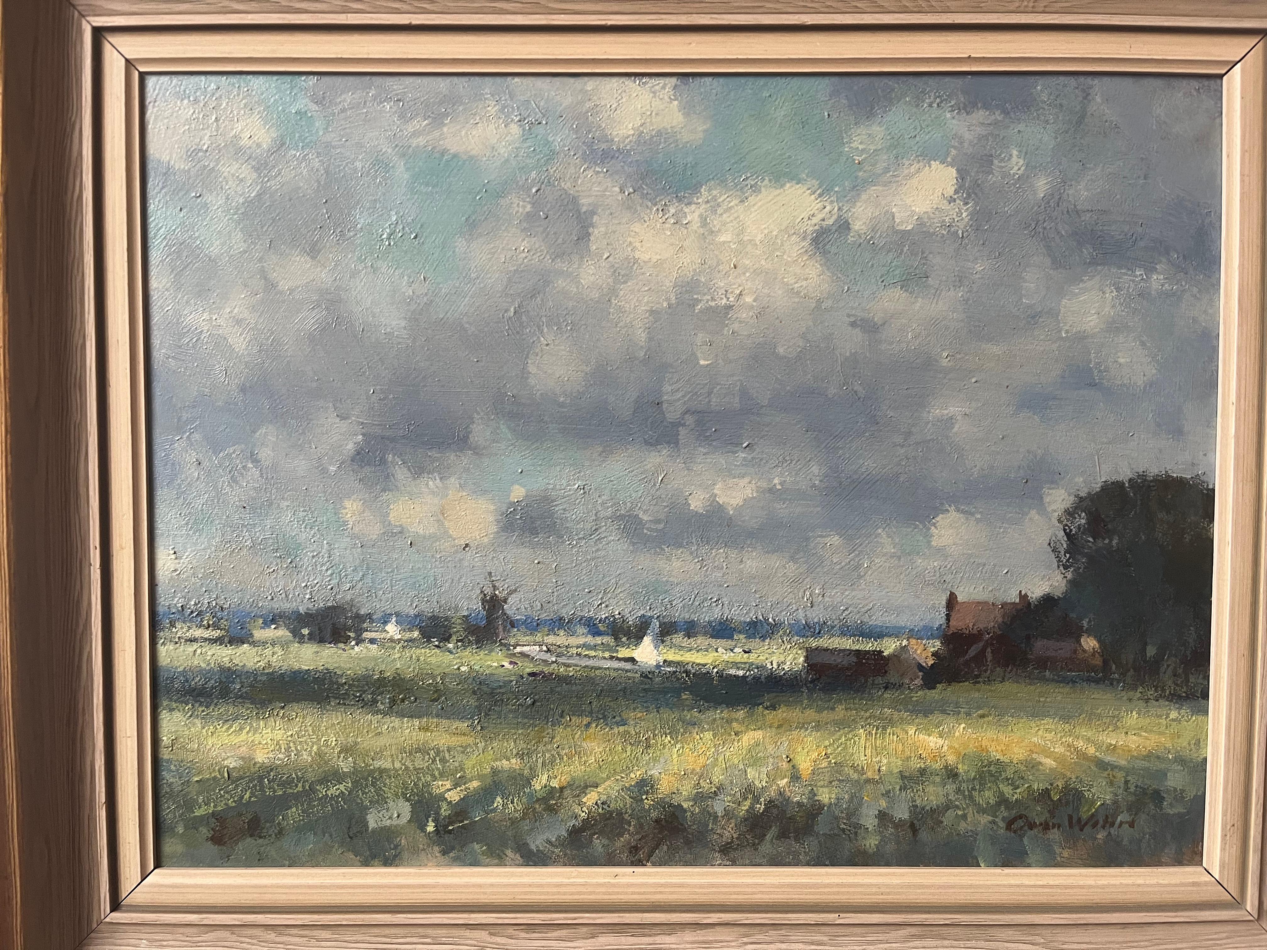 Owen Waters, paisaje impresionista, círculo de Edward Seago en venta 10