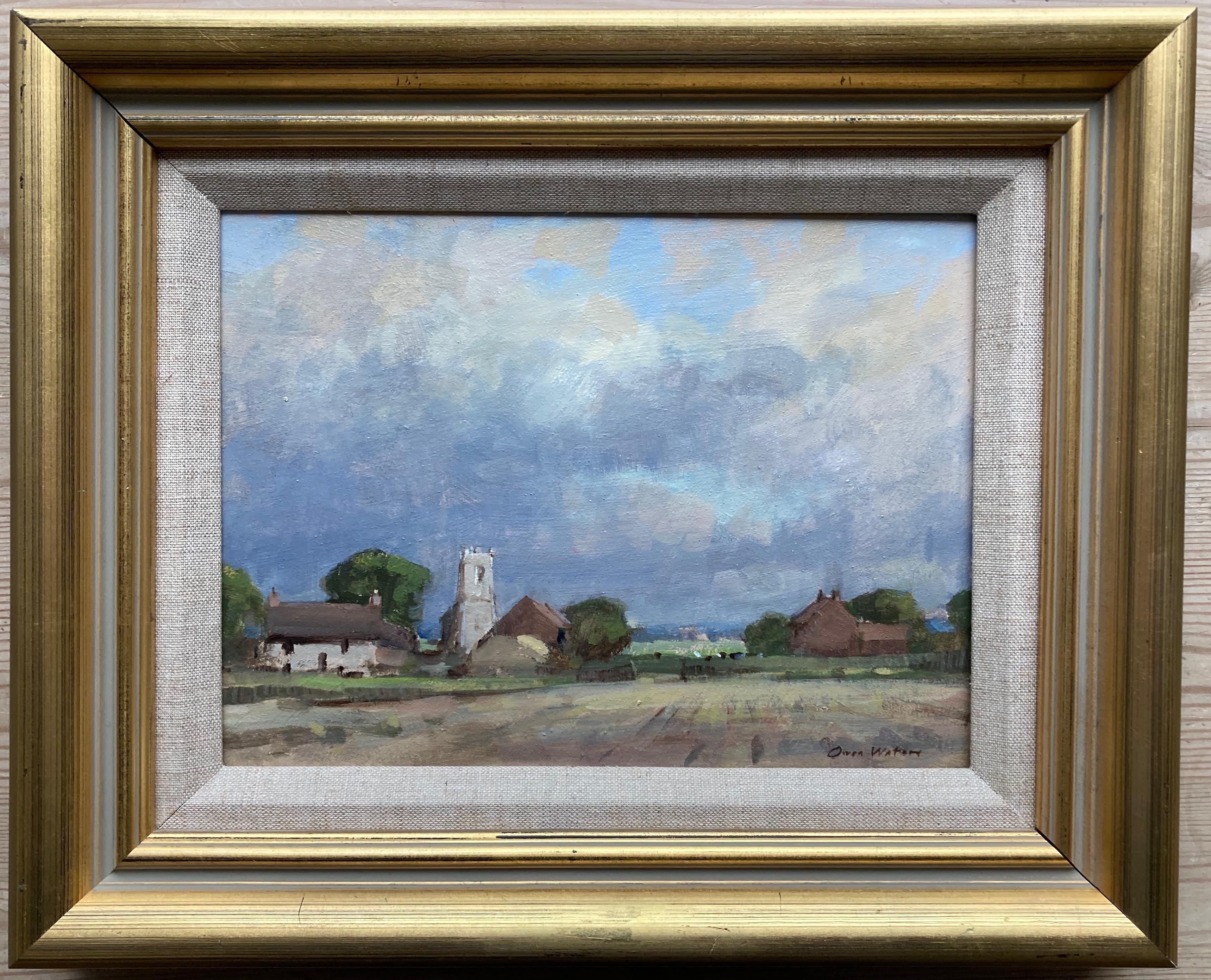 Owen Waters, paisaje impresionista, círculo de Edward Seago 1