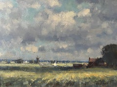 Owen Waters, Impressionist landscape, circle of Edward Seago