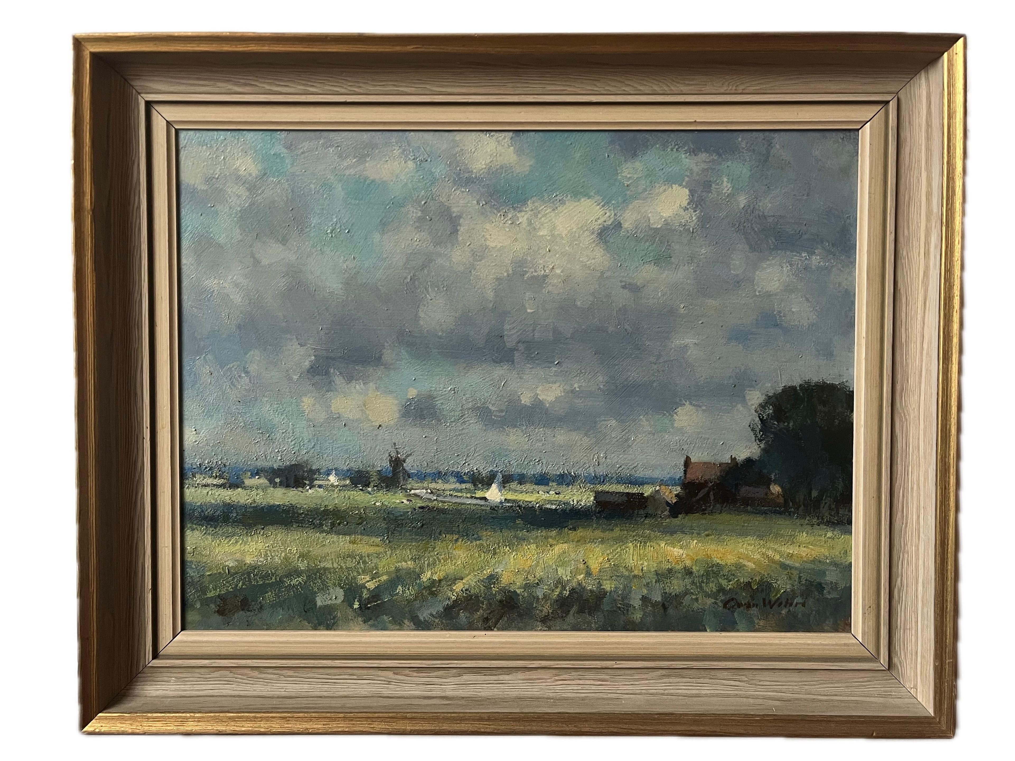 Owen Waters, paisaje impresionista, círculo de Edward Seago en venta 2
