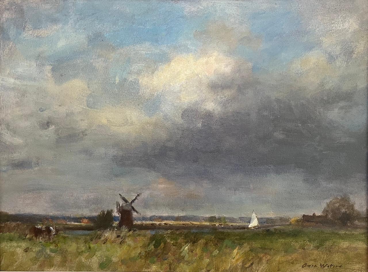 Owen Waters, paisaje impresionista, círculo de Edward Seago en venta 3