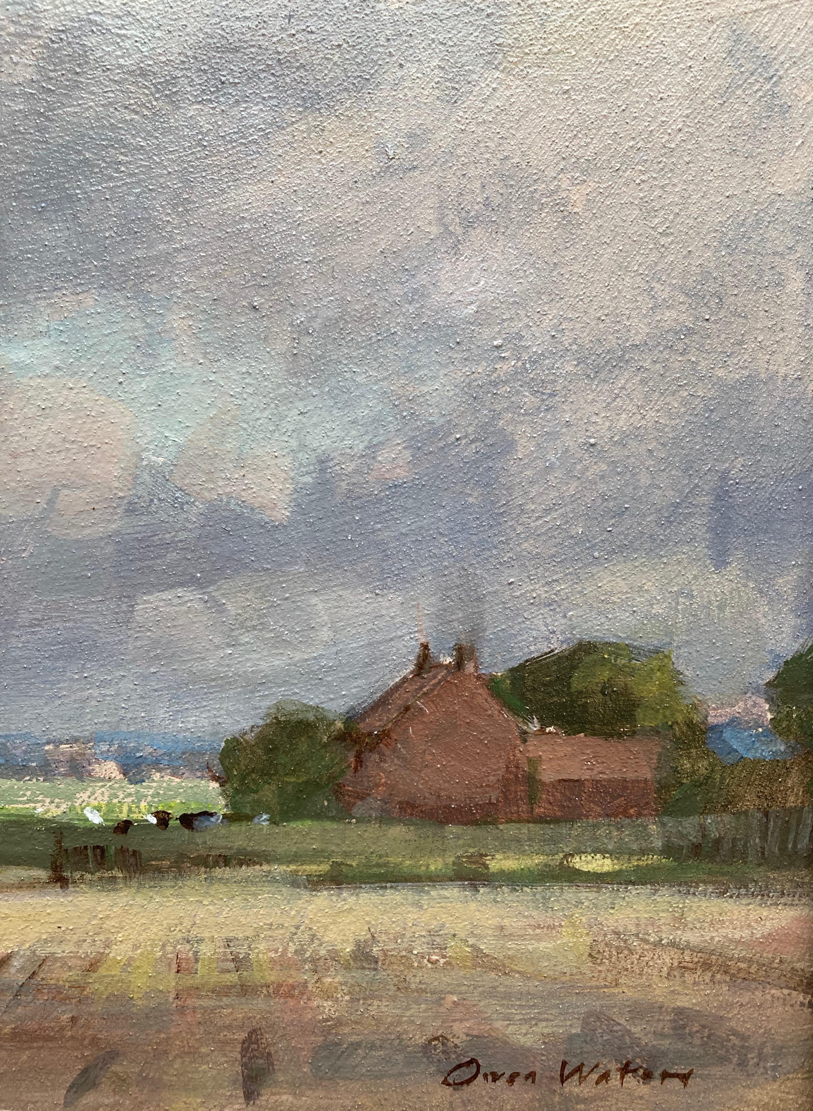 Owen Waters, paisaje impresionista, círculo de Edward Seago 4