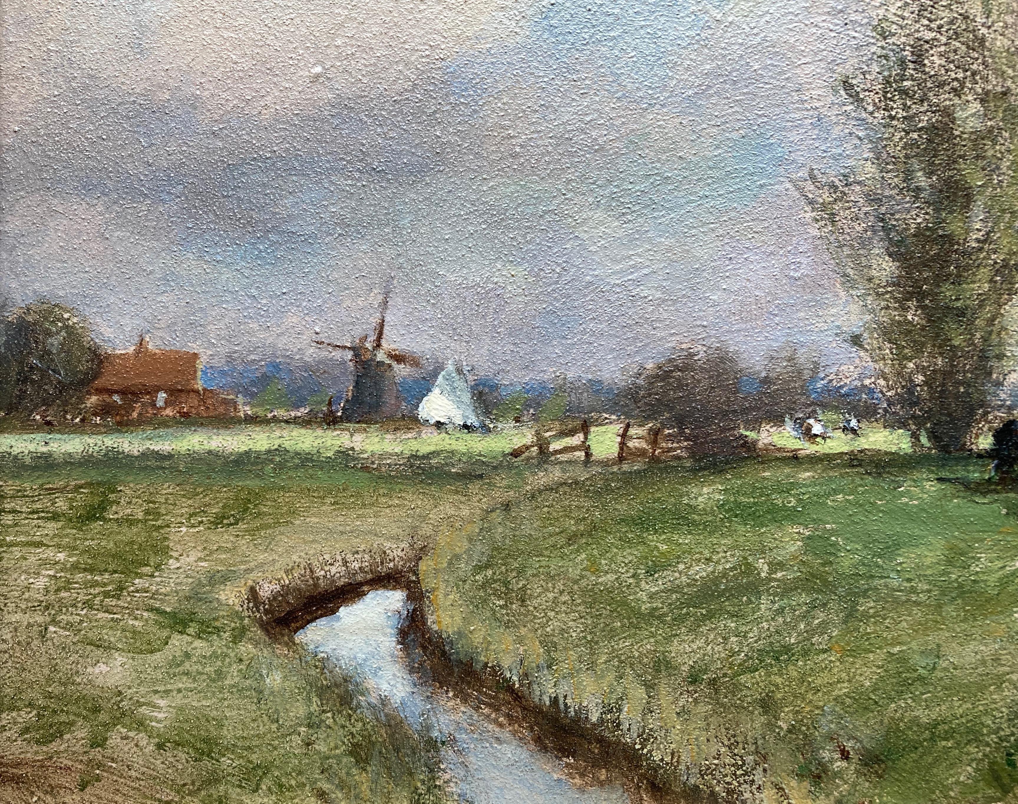 Owen Waters, paisaje impresionista, círculo de Edward Seago en venta 4