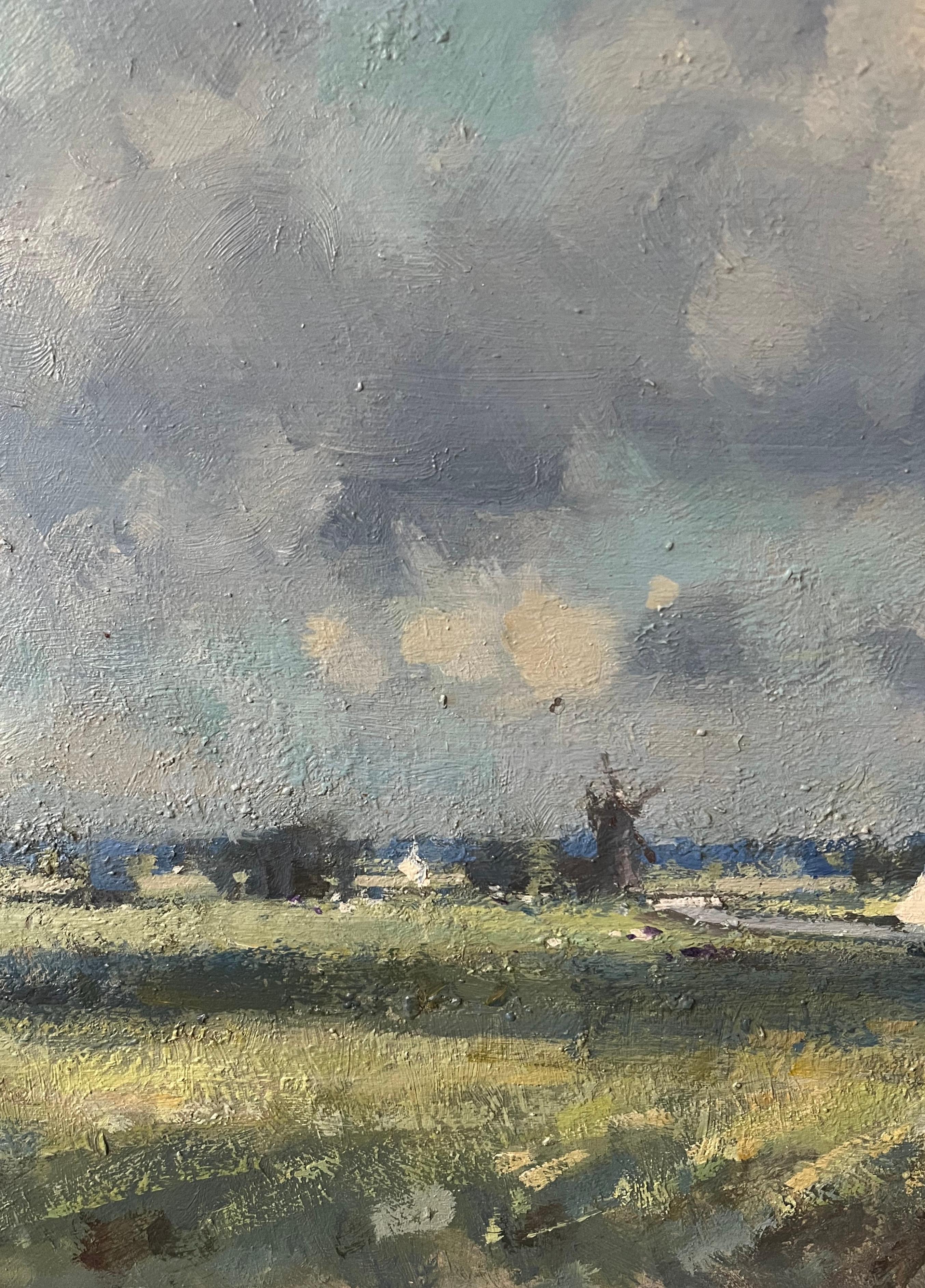 Owen Waters, paisaje impresionista, círculo de Edward Seago en venta 4