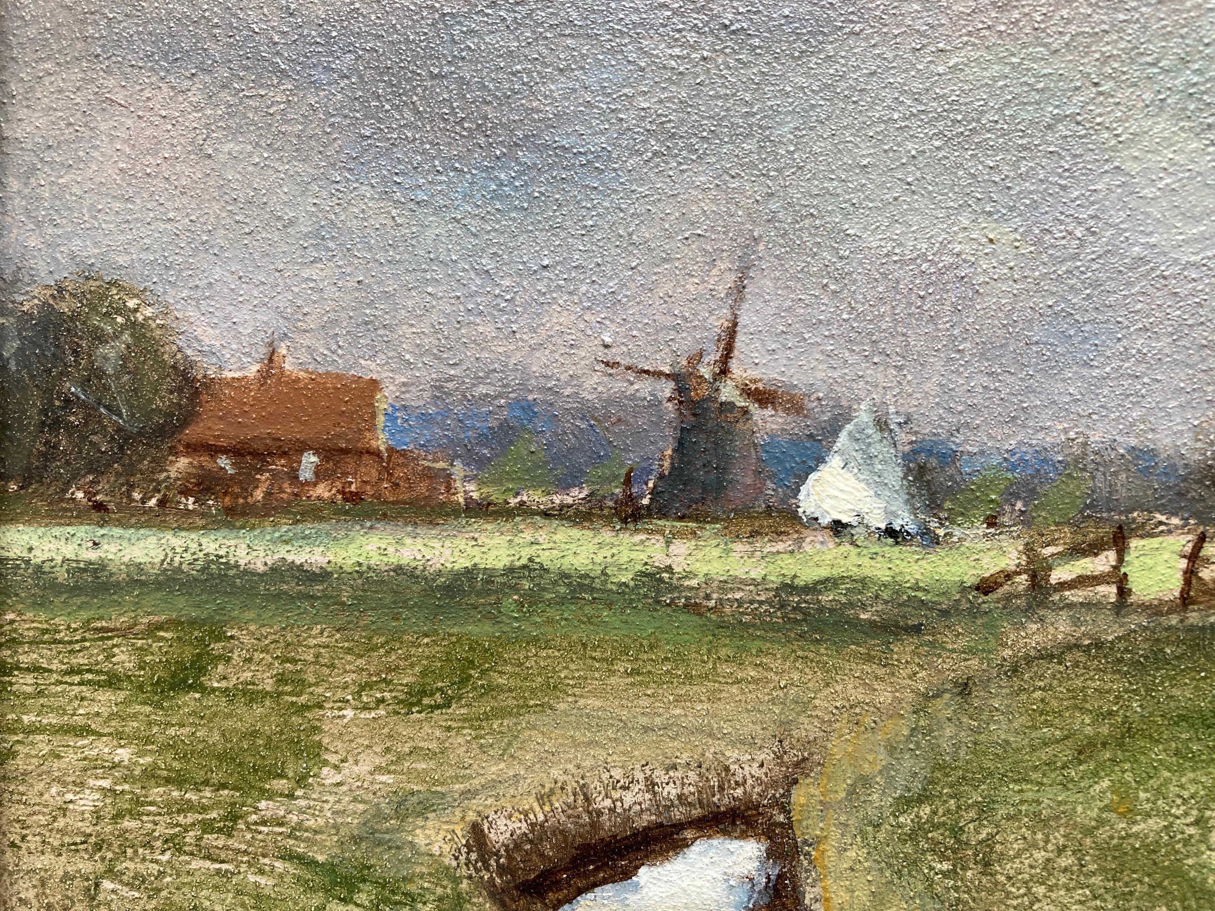 Owen Waters, paisaje impresionista, círculo de Edward Seago en venta 5