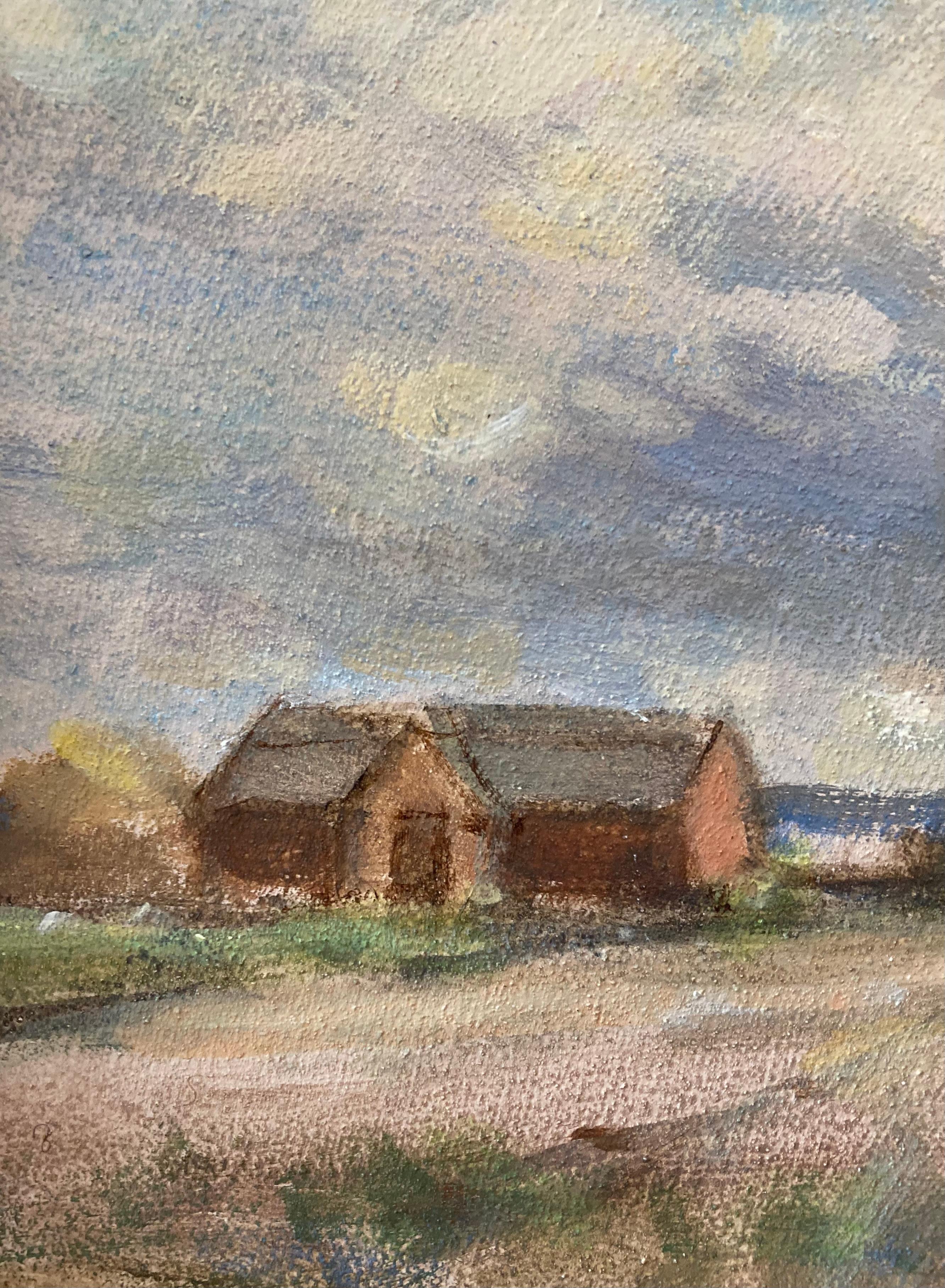 Owen Waters, paesaggio impressionista, cerchia di Edward Seago in vendita 5