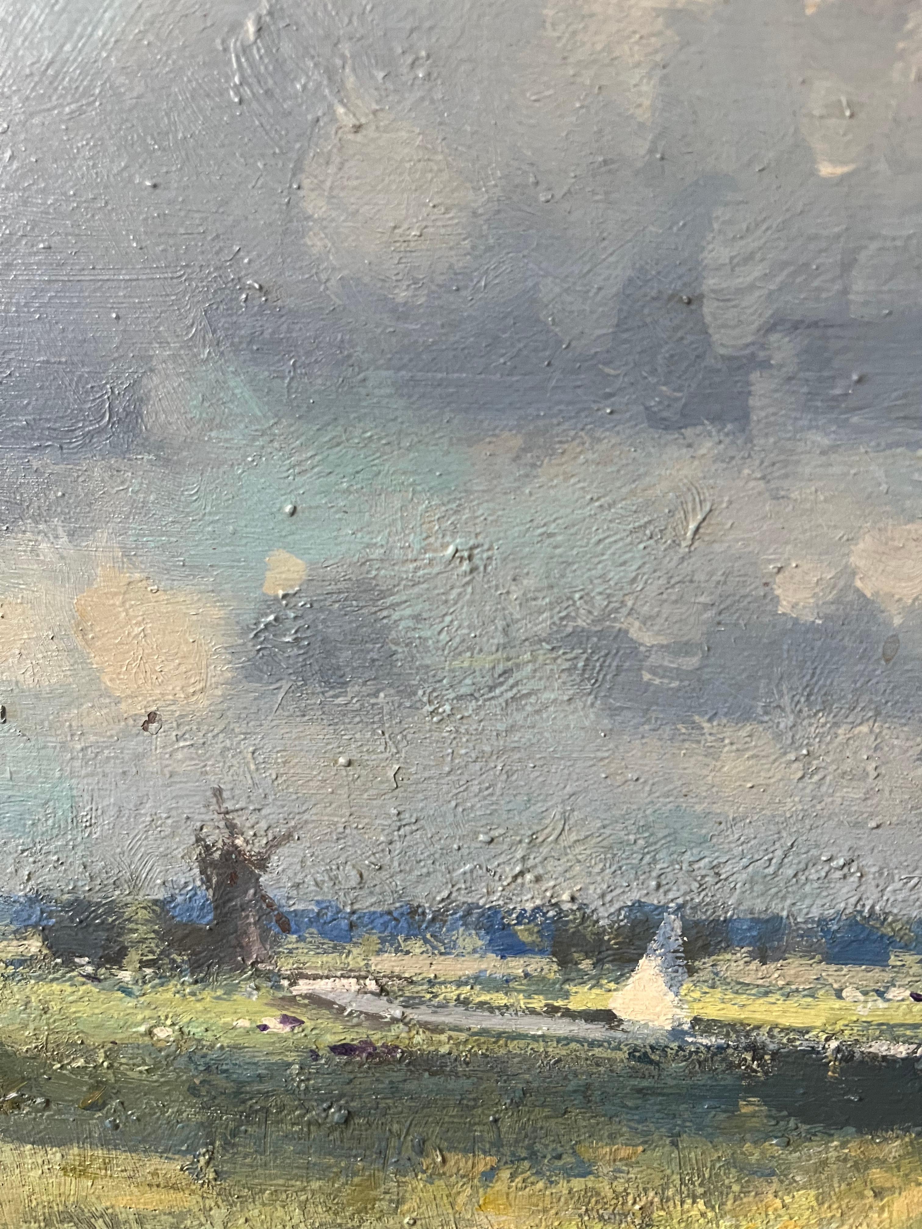 Owen Waters, paisaje impresionista, círculo de Edward Seago en venta 5