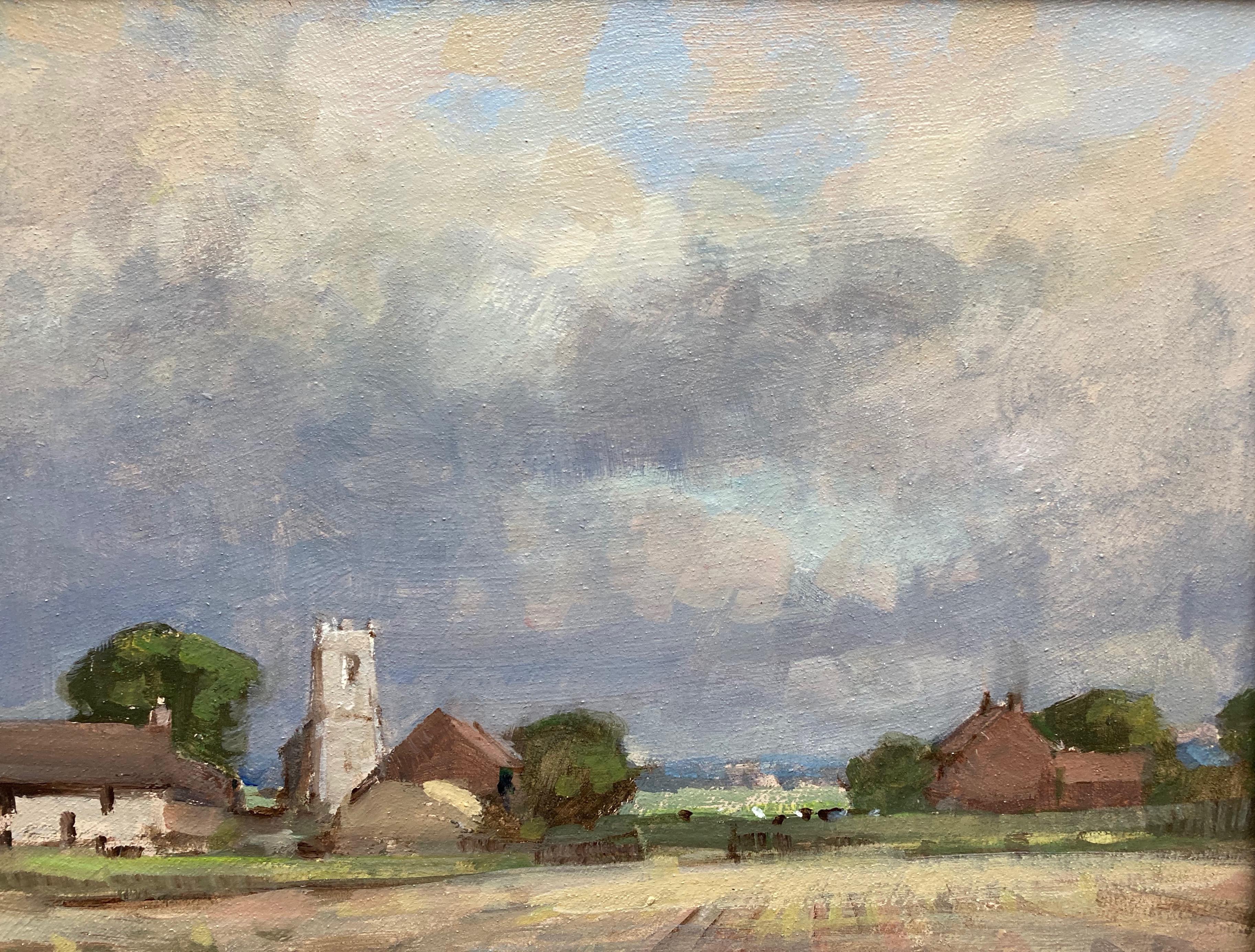 Owen Waters, paisaje impresionista, círculo de Edward Seago 6
