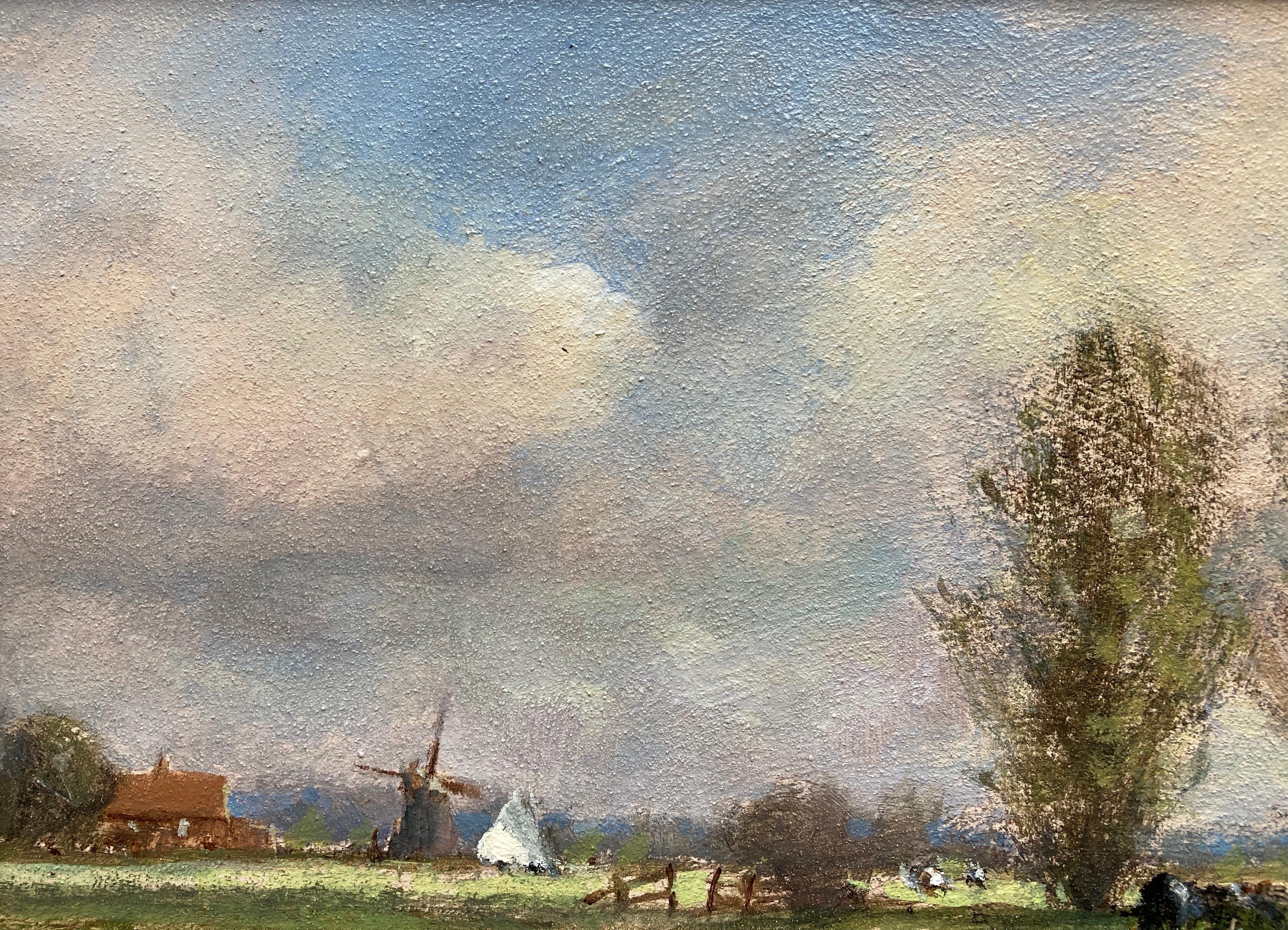 Owen Waters, paisaje impresionista, círculo de Edward Seago en venta 8
