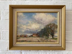 Owen Waters, Impressionist landscape, circle of Edward Seago
