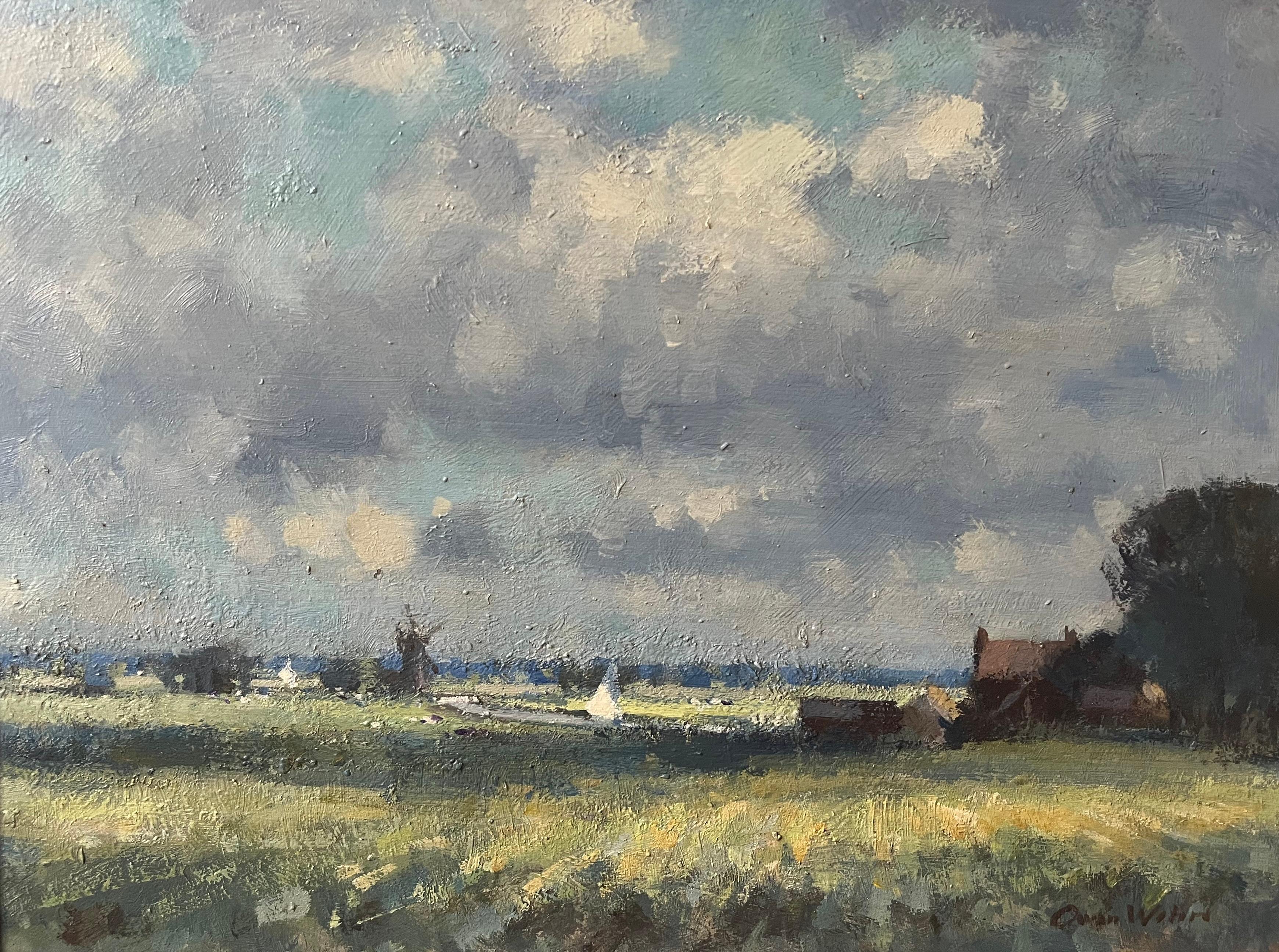 Un maravilloso ejemplo de la obra del artista que representa una escena idílica en la campiña de Norfolk.

Owen Waters (1916-2004)
Granja cerca de Repps
Firmado, con inscripción en el verso del título
Óleo sobre tabla
12 x 16 pulgadas sin marco
15¾