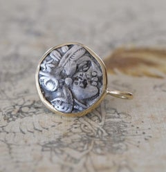 Owl & Athena 450 BC Athens Hand Set in 18k #4