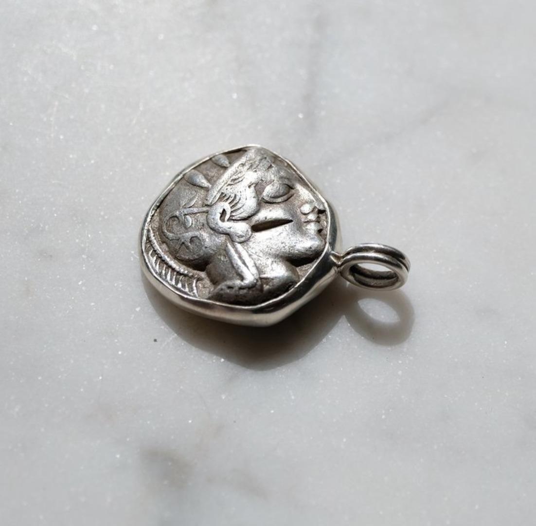Owl & Athena 450 BC Athens Hand-Set aus Sterlingsilber im Zustand „Neu“ in Chicago, IL