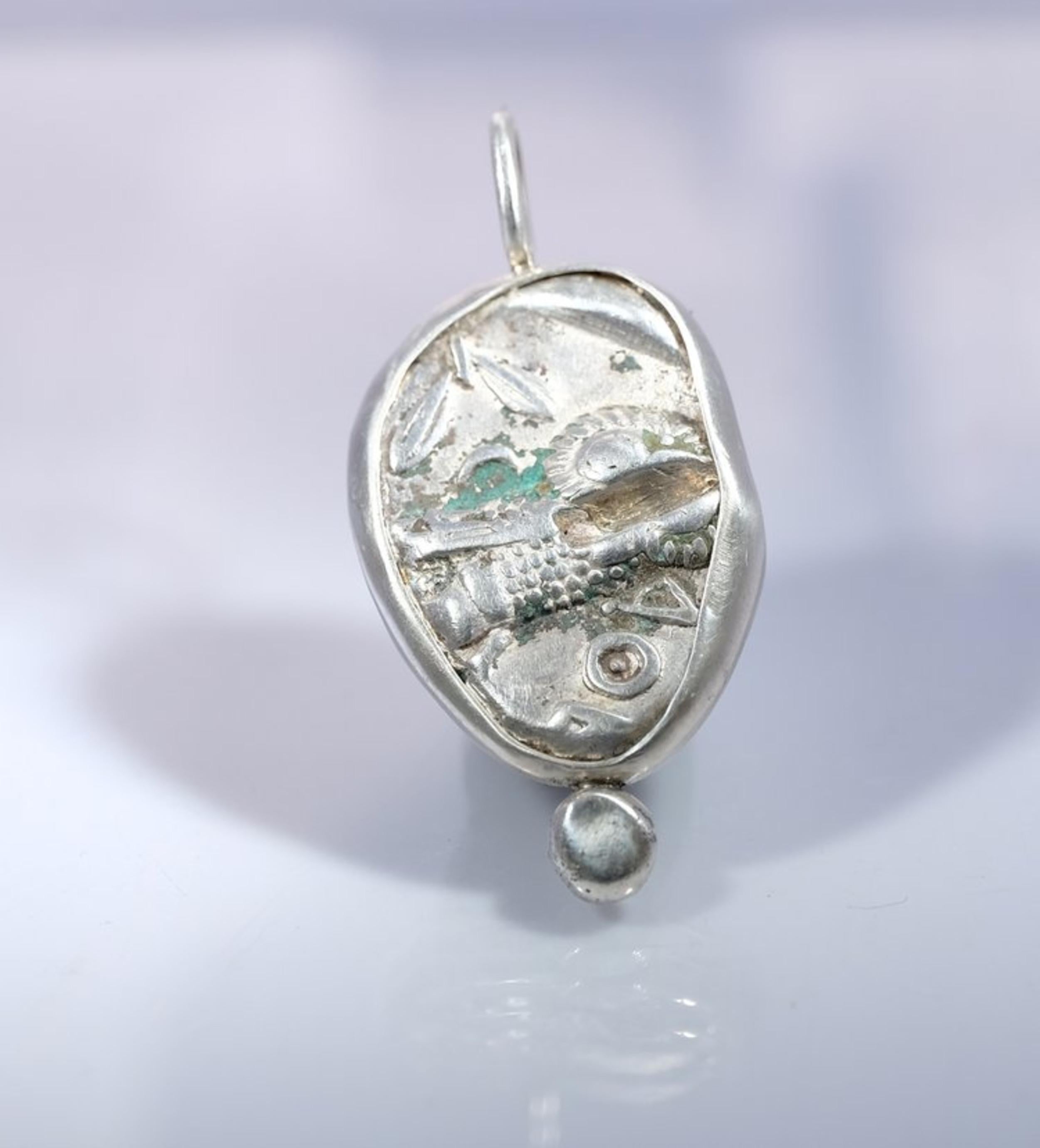 Gufo e Atena 450 a.C. Atene Set da mano in argento sterling in vendita 2