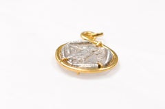 Owl & Athena Silver Tetradrachm w 18k gold