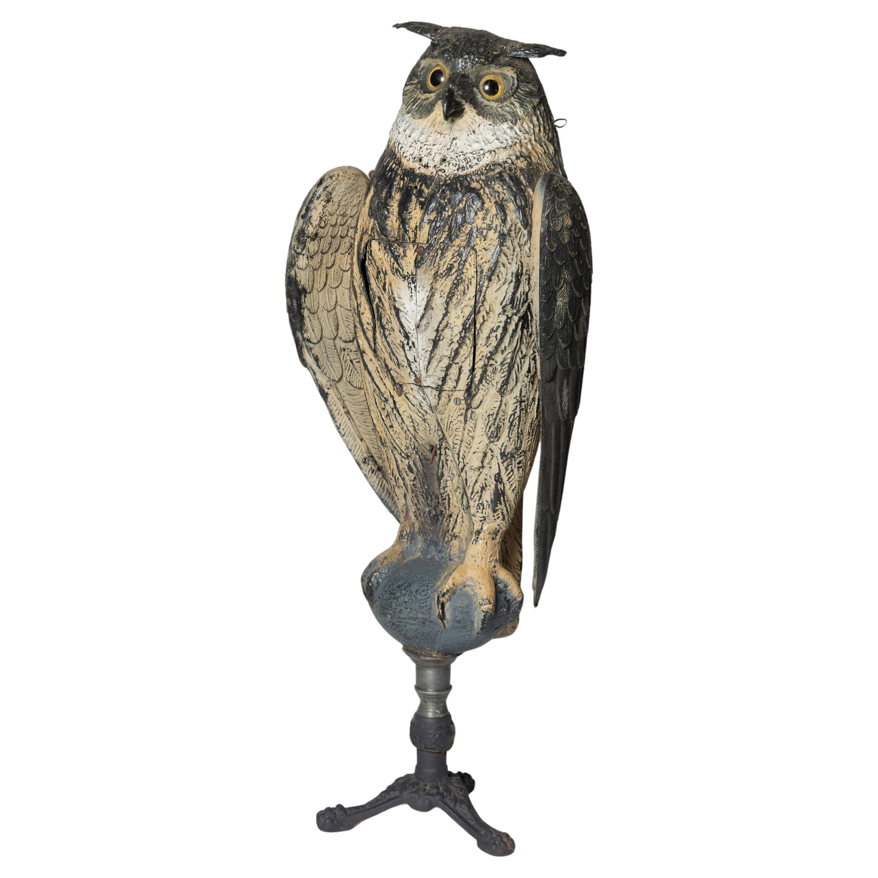 Owl bird scarer, decoy  For Sale