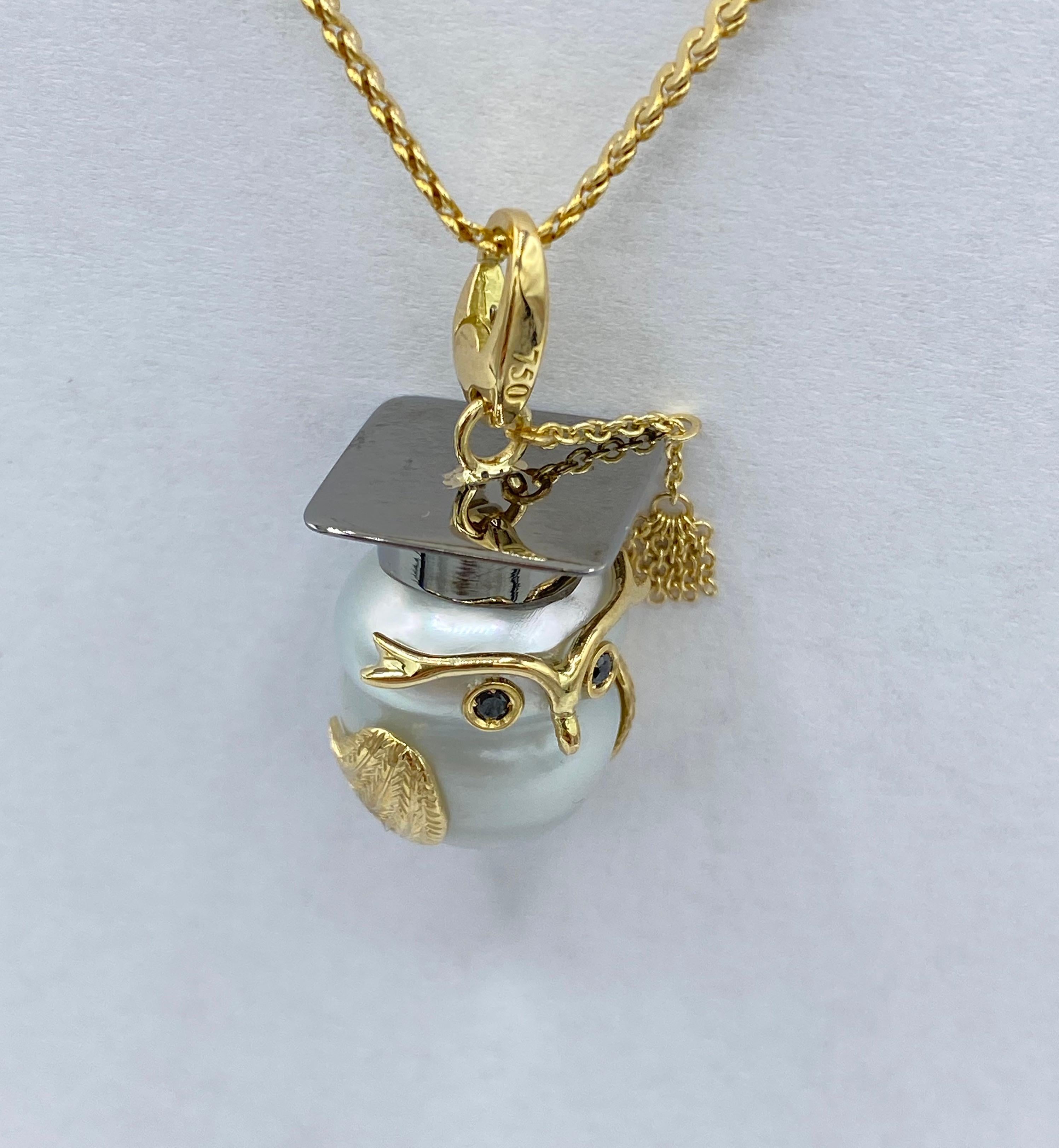 owl charm necklace