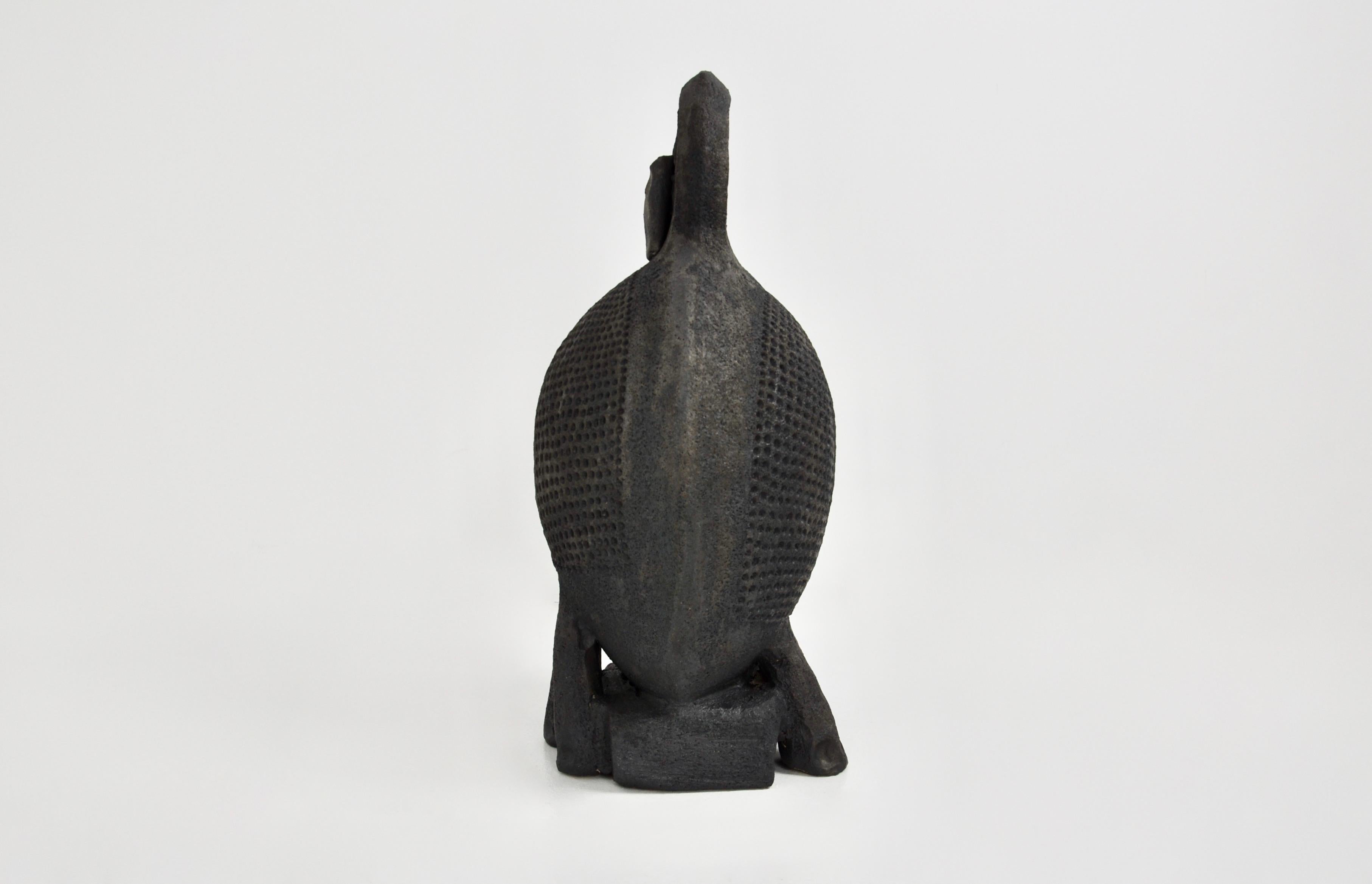 Céramique hibou de Dominique Pouchain Bon état - En vente à Lasne, BE