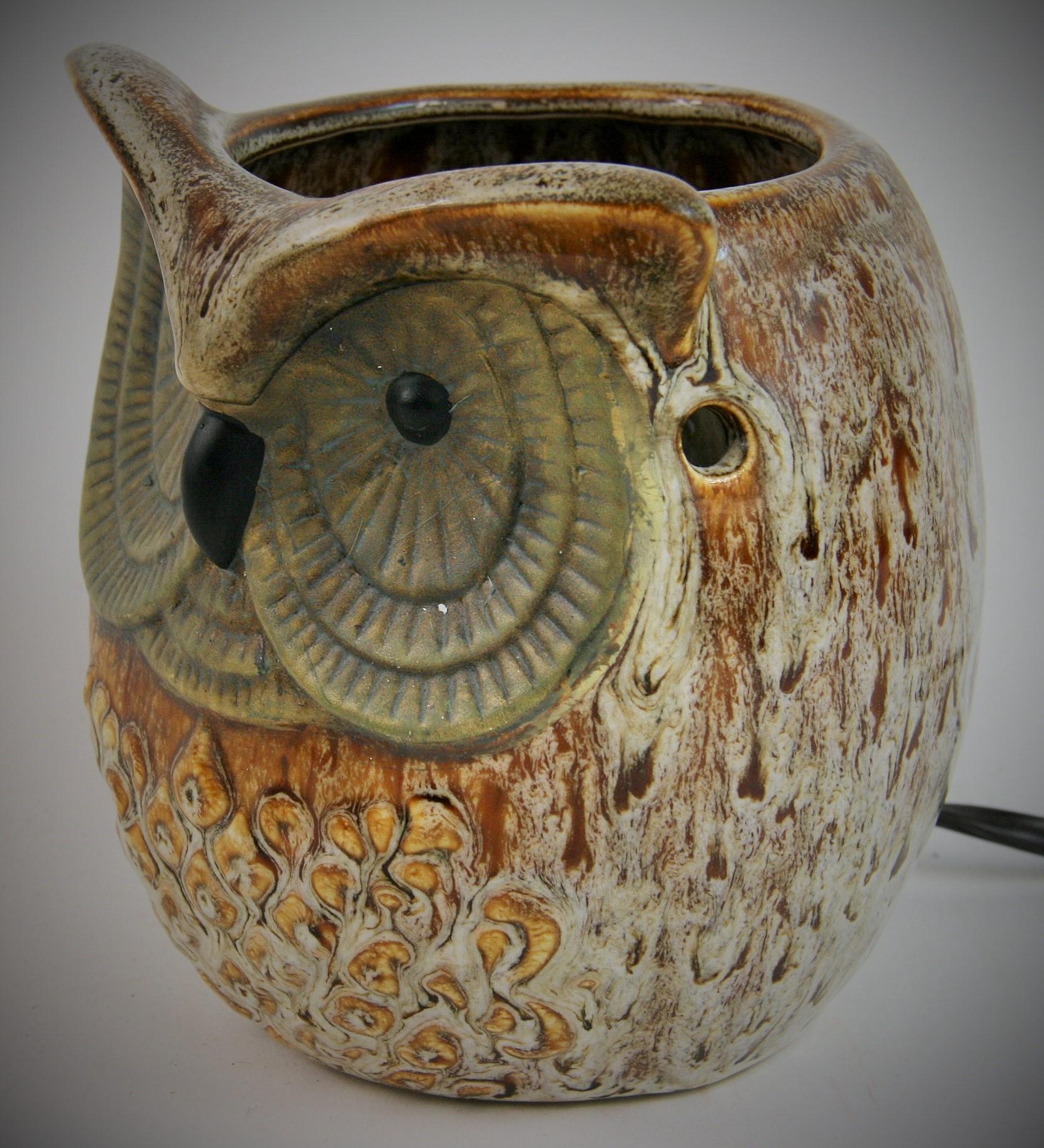 vintage owl night light