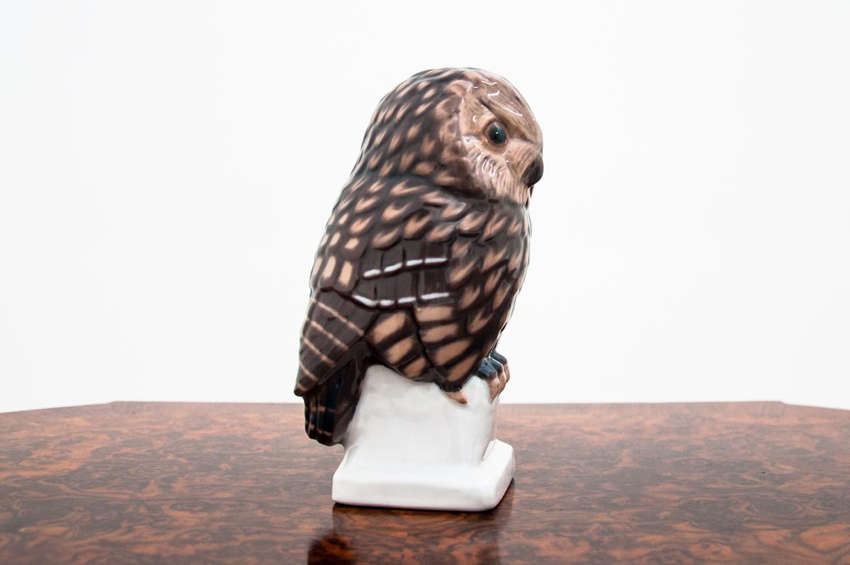 Owl figurine from Bing & Grøndahl, 1970.