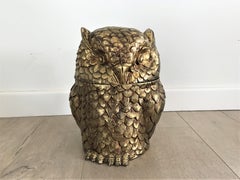 Owl ice bucket by Maura Manetti, 1960s