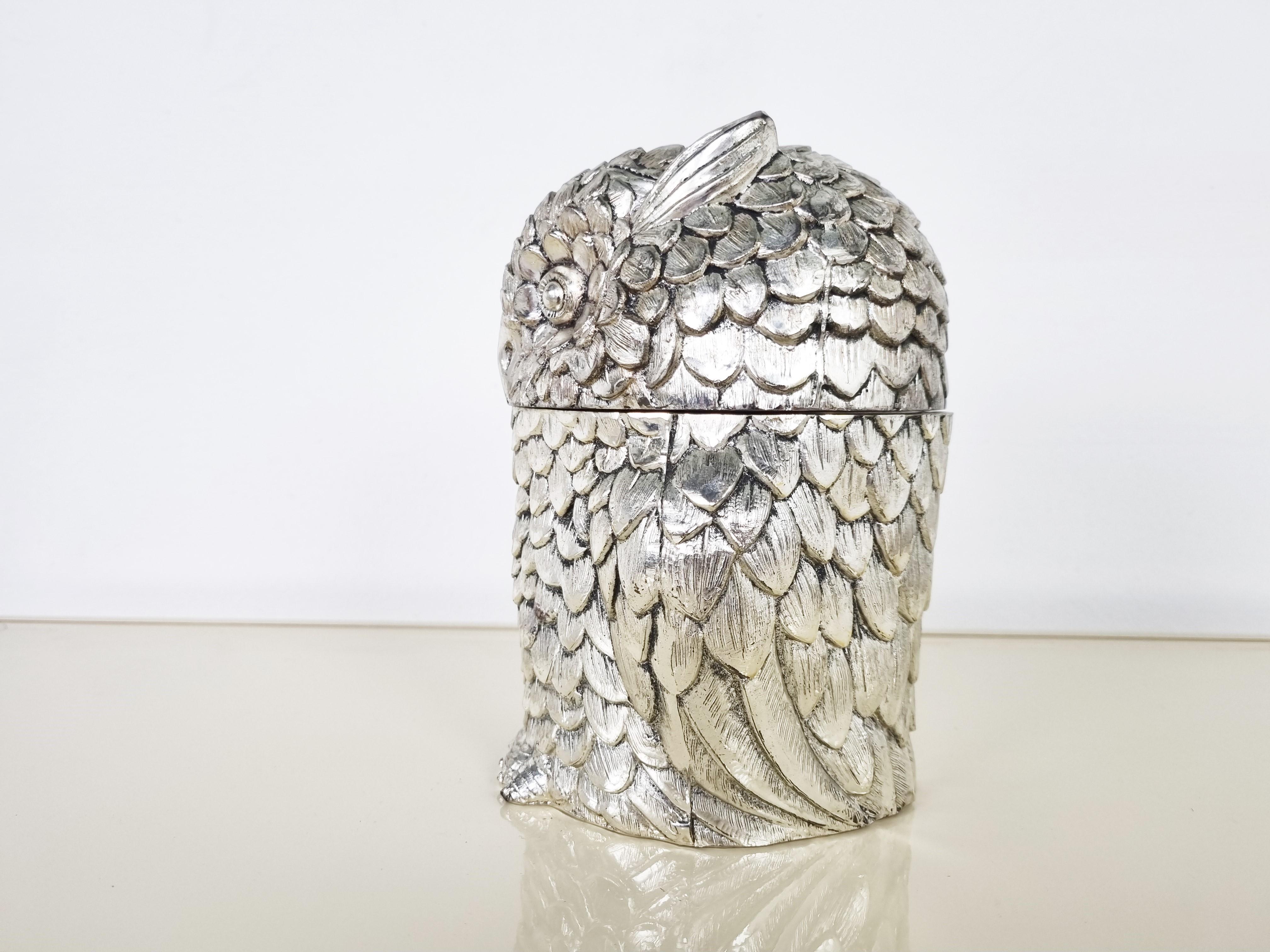 Mid-20th Century Owl ice bucket by Mauro Manetti, 1960s