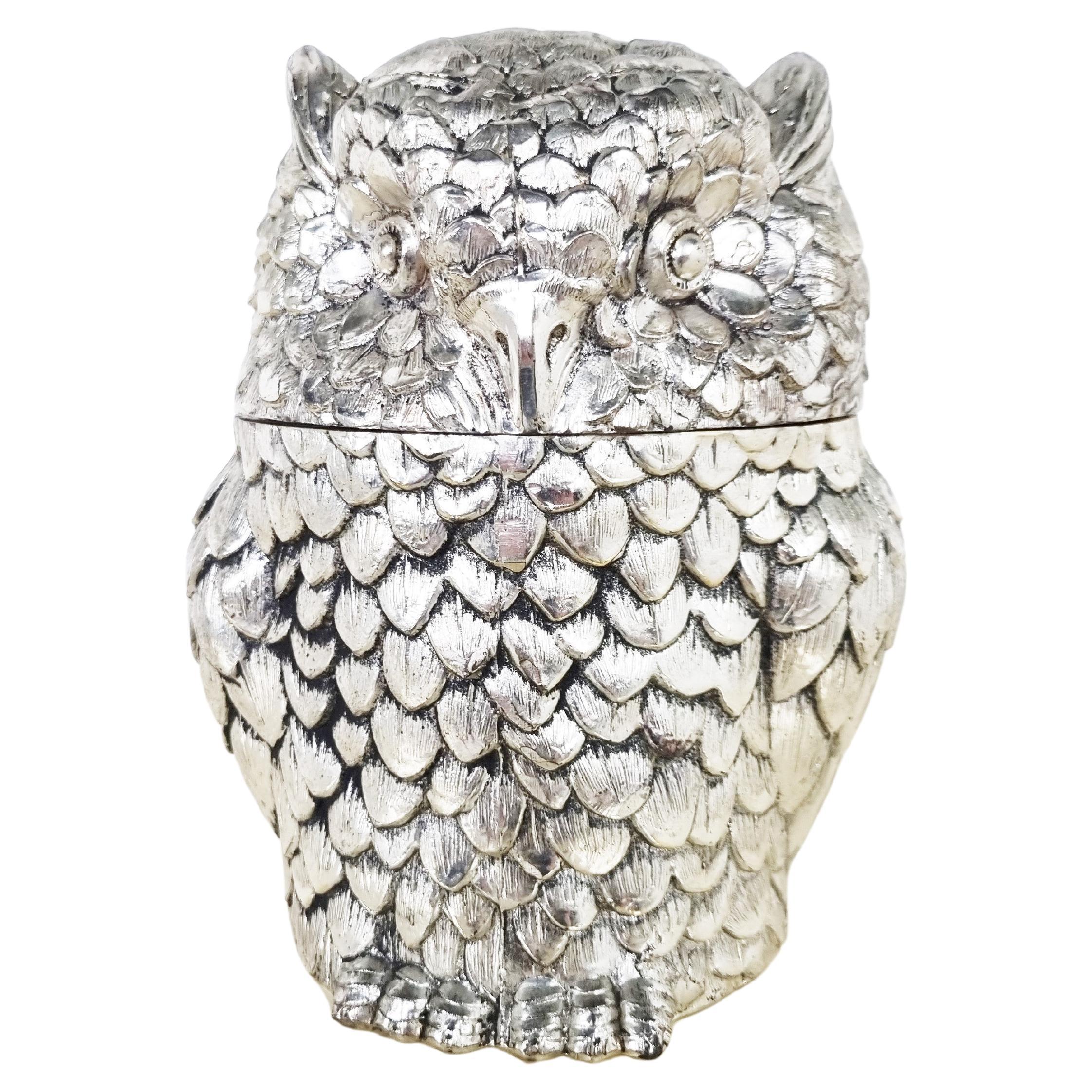 Owl ice bucket by Mauro Manetti, 1960s