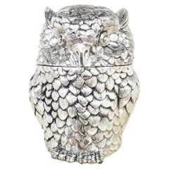 Owl ice bucket by Mauro Manetti, 1960s