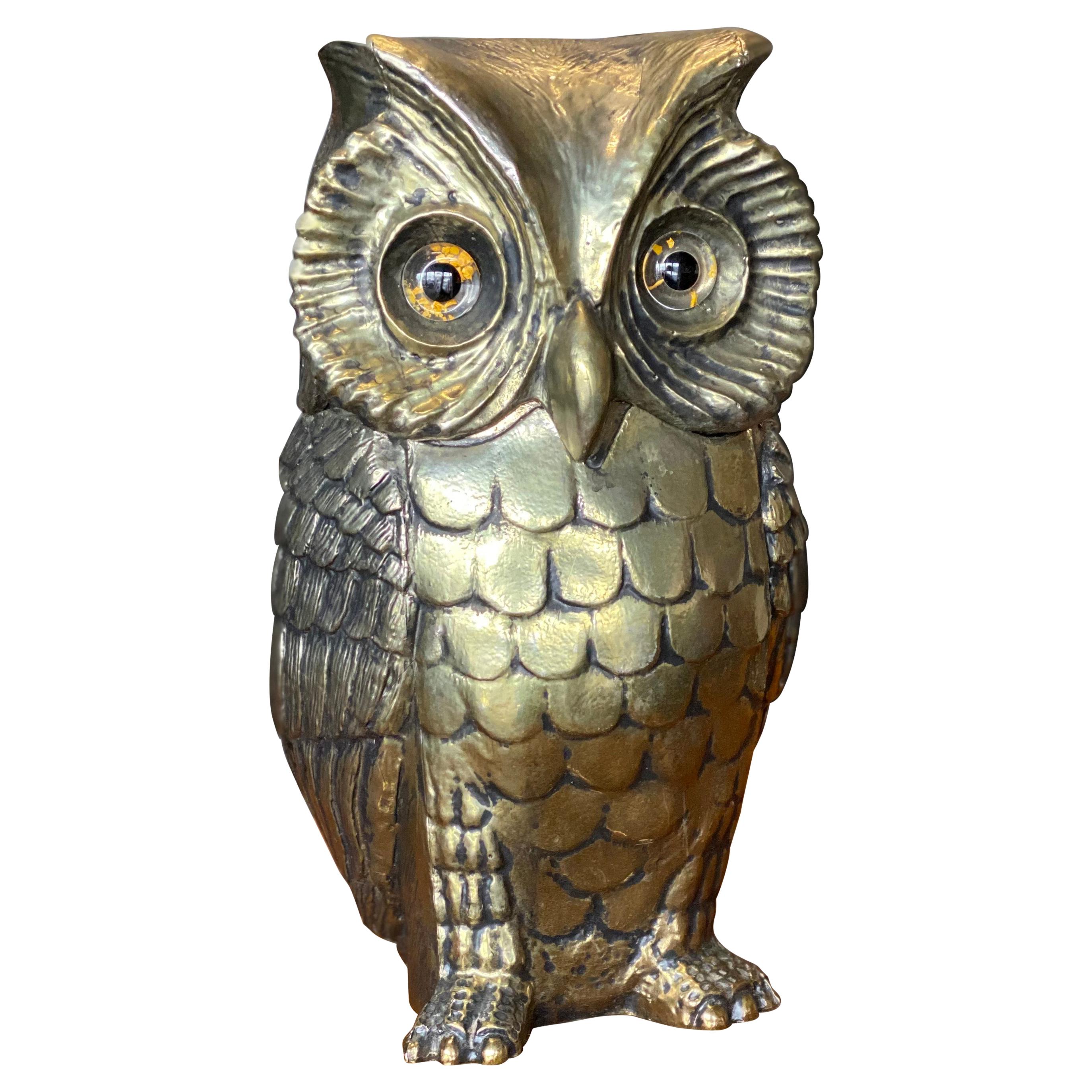 Owl Ice Bucket Designed by Hans Turnwald for Freddo Therm, Switzerland, 1970s