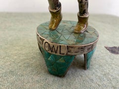 Owl kachina by Gaspar Sterling and Turquoise