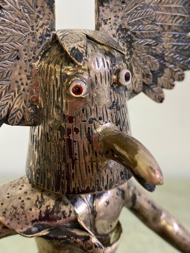 Gufo kachina di Gaspar Sterling e Turchese in vendita su 1stDibs Italia, image size:768x1024