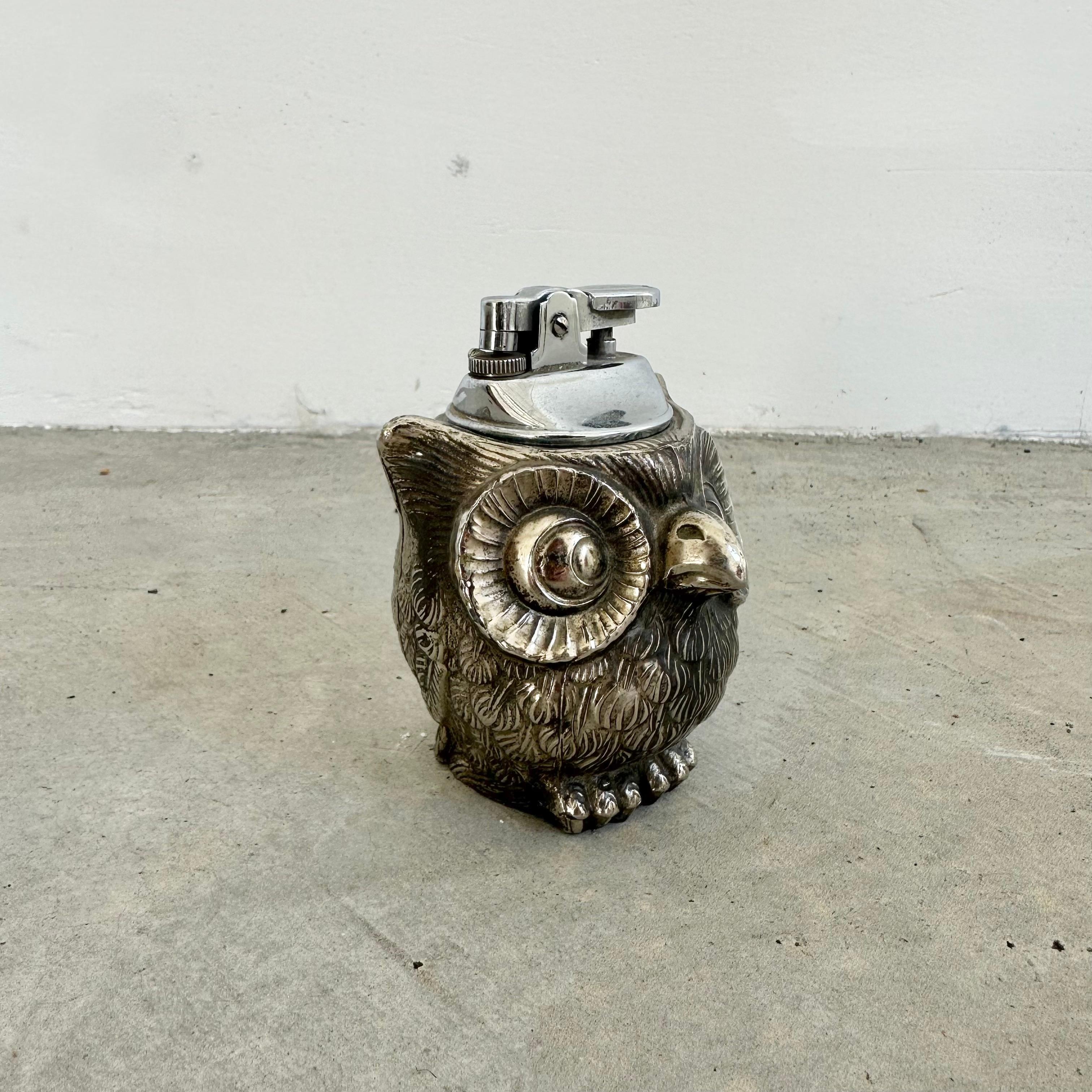 Japonais Briquet hibou, années 1980 Japon