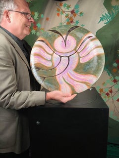 Große Eule Masterly Arbeit Charger Eva Fritz-Lindner, 19,25 Zoll