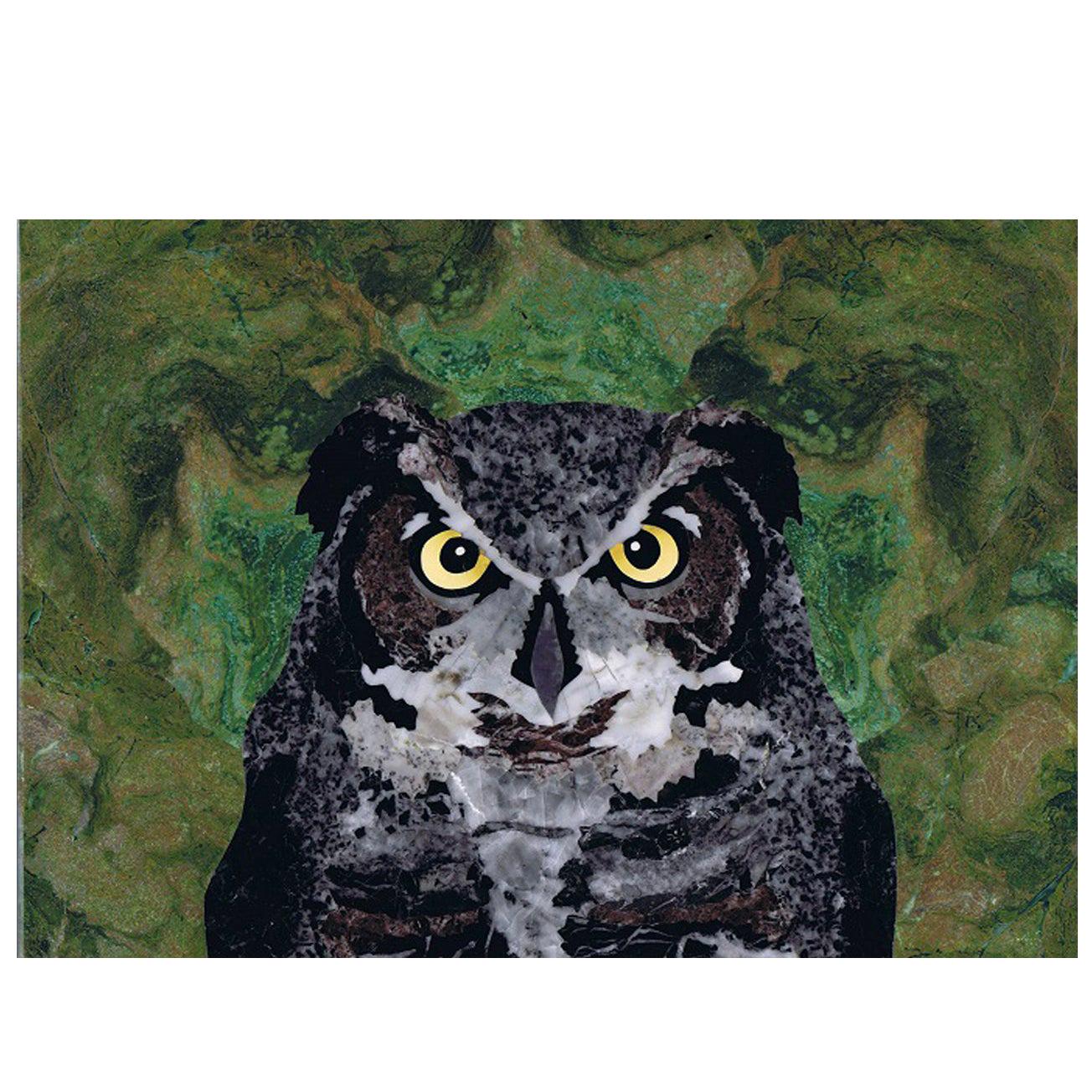 Owl Mosaic Tableau