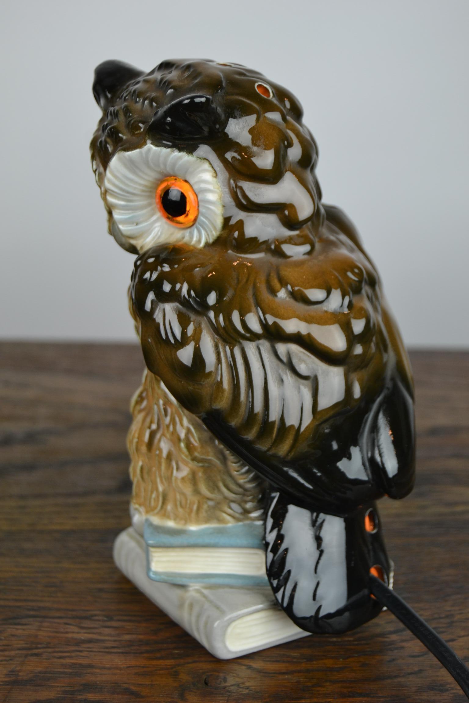 Owl Perfume Lamp by Goebel Western, Germany, 1960s 2