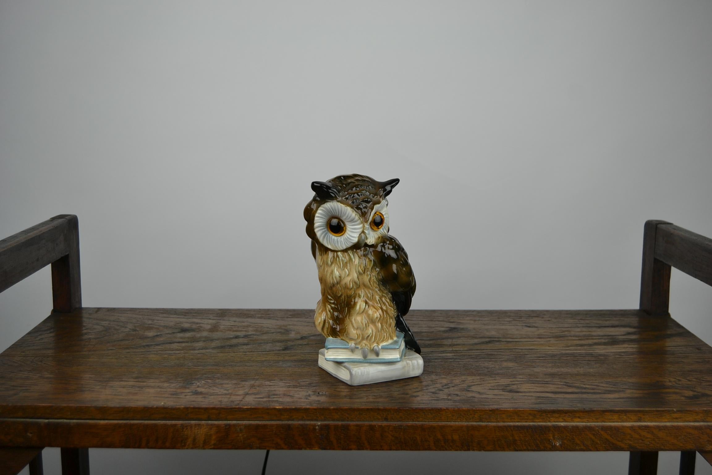 Owl Perfume Lamp by Goebel Western, Germany, 1960s 6