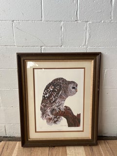 Owl Portraits Of The World, Barred Owl Print, E. Darrell Smith Artist Proof