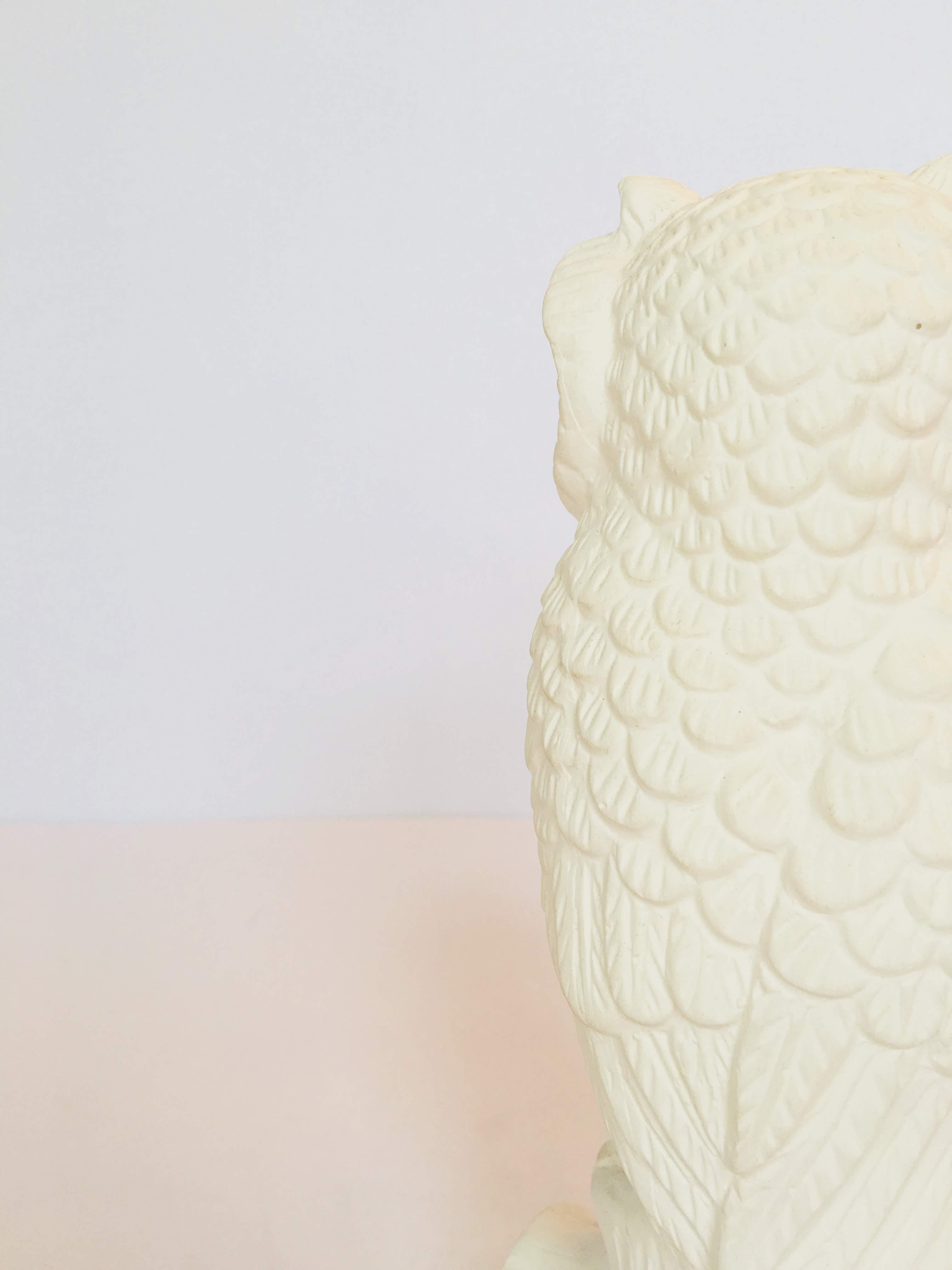 Contemporary Owl Sculpture
