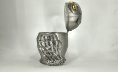 Owl shaped ice bucket Made In Italy 1960s