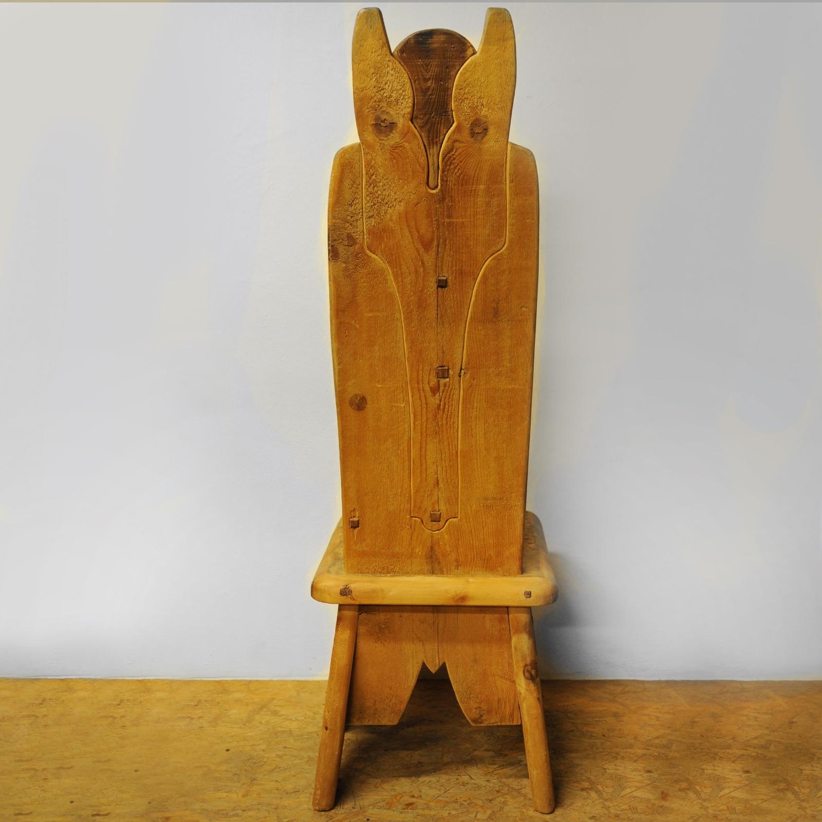 Italian Owl Throne Chair