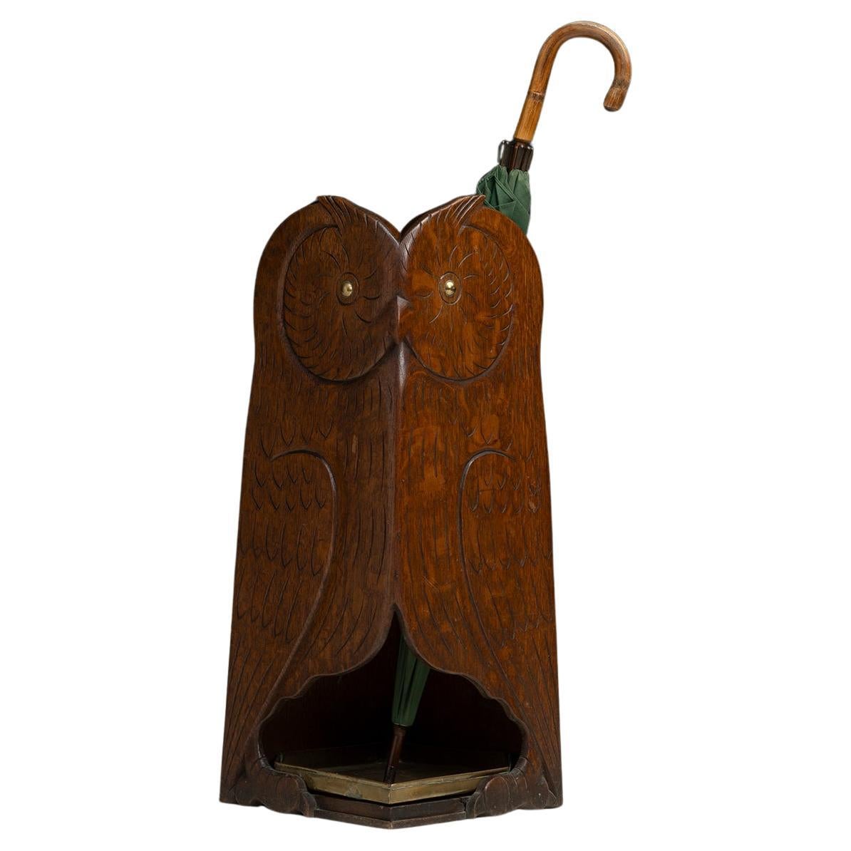 Owl Umbrella Stand, France circa 1940