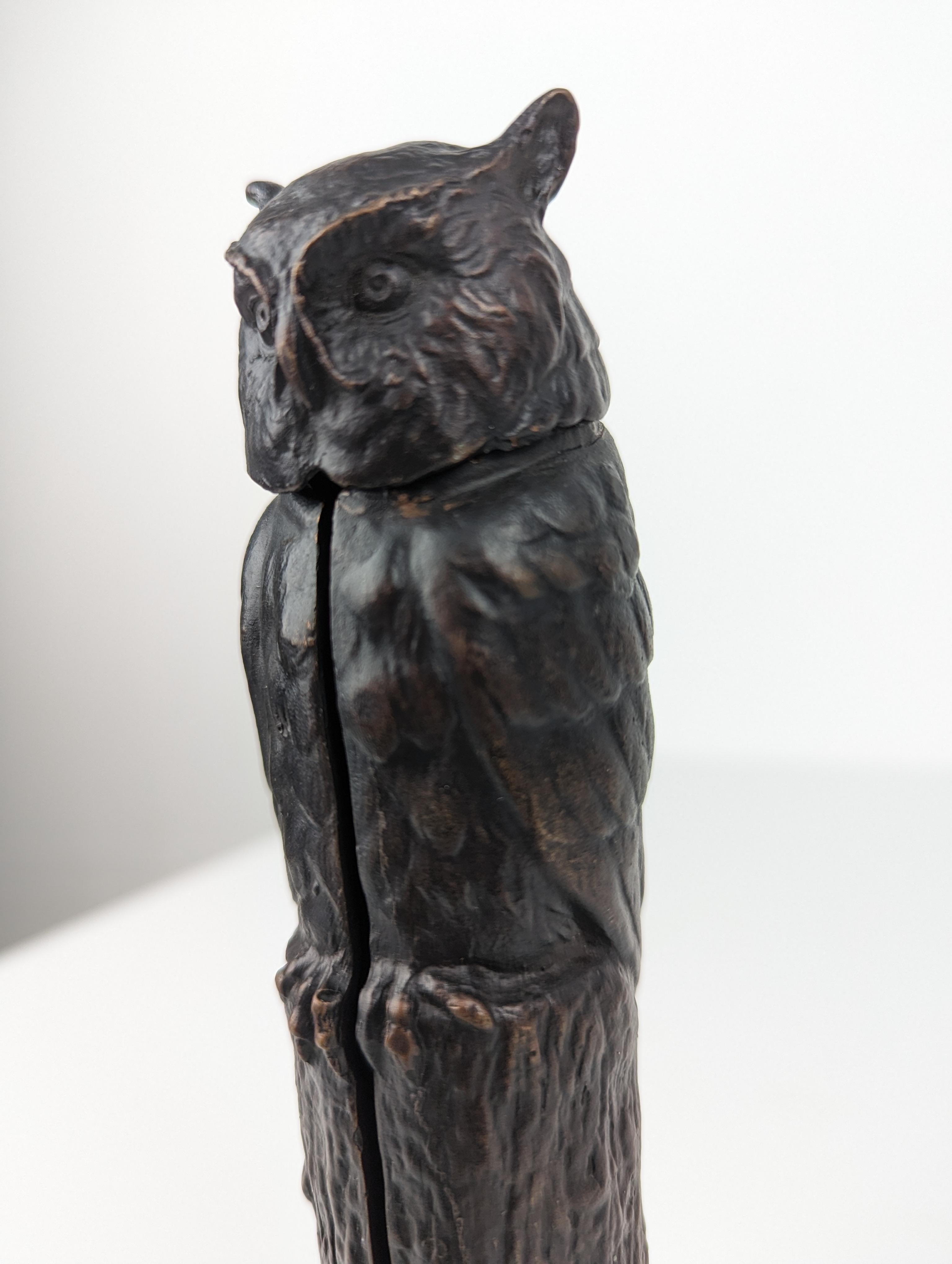 Owl Woman Sculpture by Carl Kauba, Vienna 1