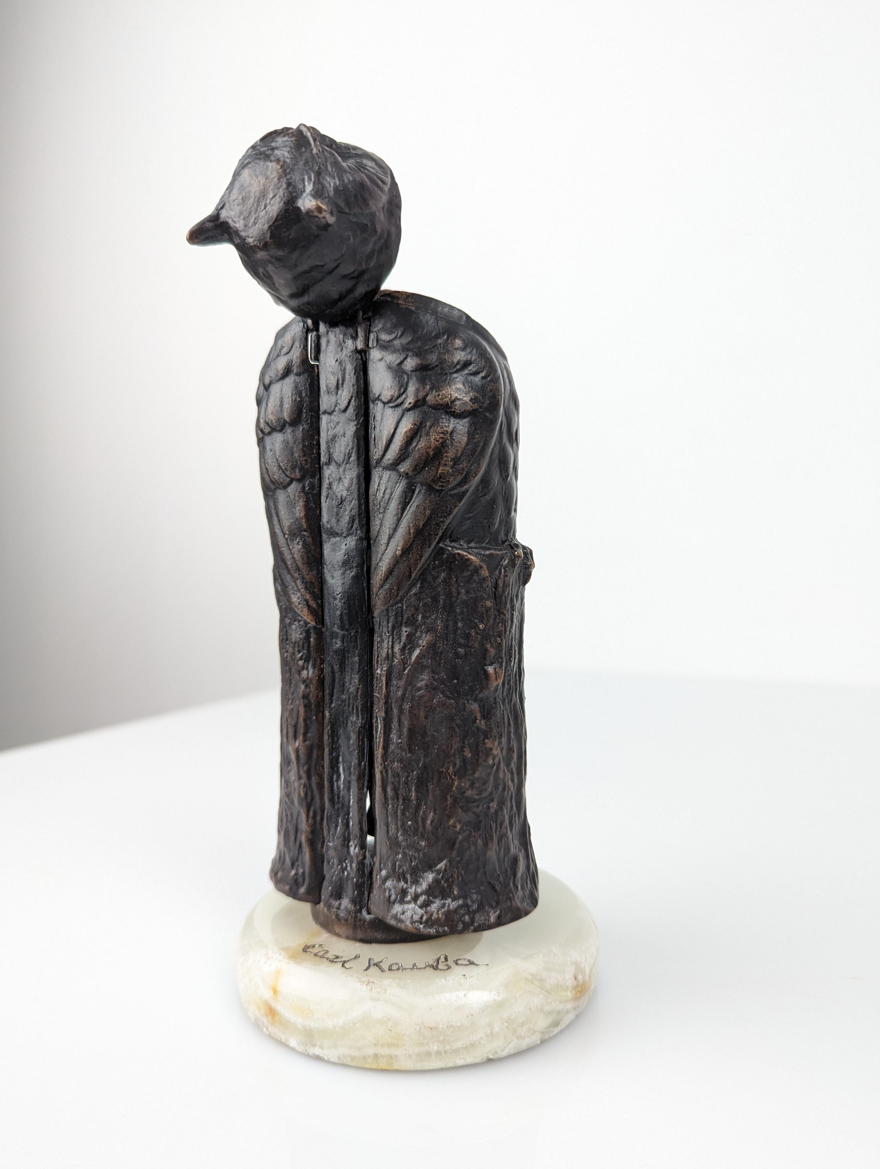 Owl Woman Sculpture by Carl Kauba, Vienna 2