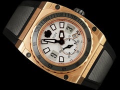 OWNED BY MARTIN SHEEN - Savoy Icon Massive Mens Rose Gold Tone Diver's Watch