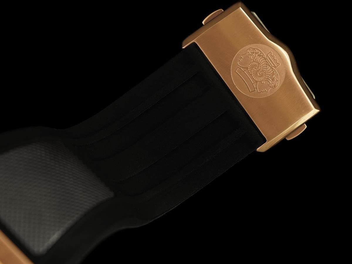 PROPIEDAD DE MARTIN SHEEN - Reloj de buceo Savoy Icon Massive para caballero en tono oro rosa en venta 3