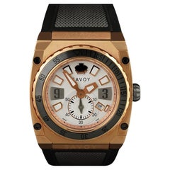 DI PROPRIETA' DI MARTINE SHEEN - Orologio subacqueo Savoy Icon Massive Uomo Tono Oro Rosa