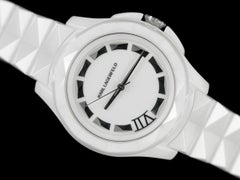 Owned by Siegfried & Roy - Karl Lagerfeld Unisex White Ceramic Watch
