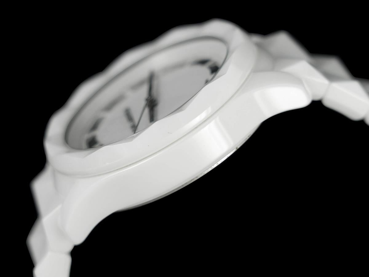 Di proprietà di Siegfried & Roy - Orologio Karl Lagerfeld Unisex in ceramica bianca in vendita 1