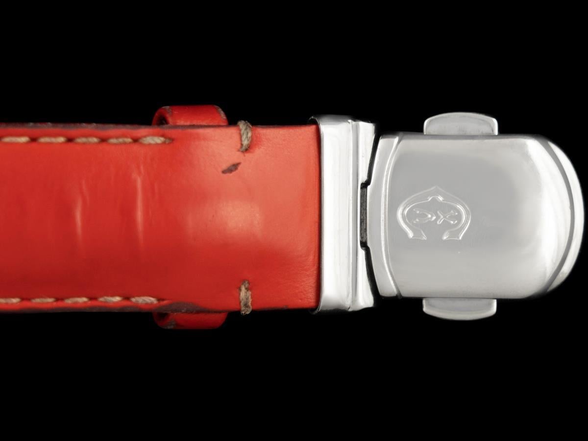 Propriété de Siegfried & Roy avec photo - Philippe Charriol Mens Red Chronograph SS en vente 4